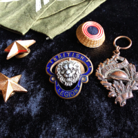 Стари значки и Емблеми, кокарди, вензели, нагръдни знаци и много други военни и полицейски отличител, снимка 16 - Колекции - 44688619