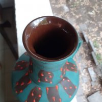 Страхотна красива ваза немска керамика, снимка 5 - Колекции - 33853894