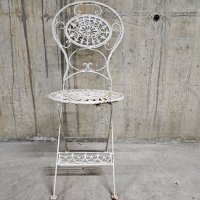Ретро стол от метал, снимка 5 - Столове - 40357358