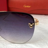 Cartier 2023 мъжки слънчеви очила авиатор унисекс дамски слънчеви очила, снимка 8 - Слънчеви и диоптрични очила - 42854105