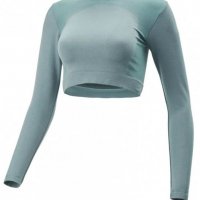 BRILLE Блуза Seamless Crop Comfort, снимка 1 - Блузи с дълъг ръкав и пуловери - 36941303