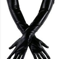 Секси комплект с кожени аксесоари Маска ръкавици и чокър, снимка 2 - Бельо - 44413662