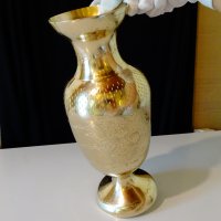 Великолепна британска бронзова ваза 30 см. , снимка 3 - Вази - 29420833