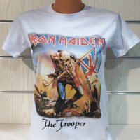 Нова дамска тениска на музикалната група Iron Maiden - The Trooper, снимка 1 - Тениски - 37176357