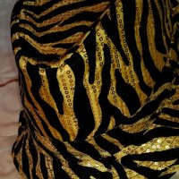 Тигрова шапка с паиети, снимка 5 - Шапки - 34042278
