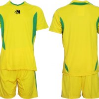 Екип за футбол/ волейбол/ хандбал, фланелка с шорти жълто. , снимка 1 - Спортни дрехи, екипи - 37569845