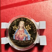 Сувенирна монета "Исус Христос", колекция от колекционерски възпоменателни монети за Коледа, снимка 1 - Нумизматика и бонистика - 35272000