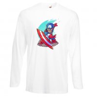Мъжка тениска Marvel Captain America Игра,Изненада,Подарък,Геймър,, снимка 4 - Тениски - 36790439