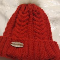 Плетена шапка , снимка 3 - Шапки - 39164360