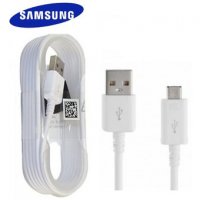 Мрежово зарядно SAMSUNG MICRO USB (EP-TA20EWE+ECB-DU4AWE) 2A , Бял, снимка 2 - Оригинални зарядни - 33856033