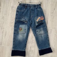 Ватирани дънки за 5г, снимка 1 - Детски панталони и дънки - 42497769
