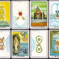 Уникални таро карти: Osho Zen Tarot & Thoth Tarot & Golden Dawn Tarot, снимка 15 - Карти за игра - 34166777