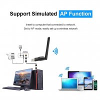 USB Wi-Fi карта, снимка 7 - Мрежови адаптери - 31507412