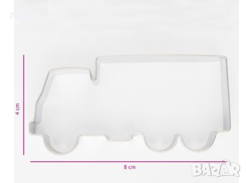 Камион Тир метална форма резец тесто фондан сладки бисквитки, снимка 1