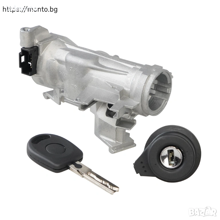 Контактен Ключ + Цилиндър с Ключ Golf Passat B6 Tiguan Touran Audi Monto.bg, снимка 1