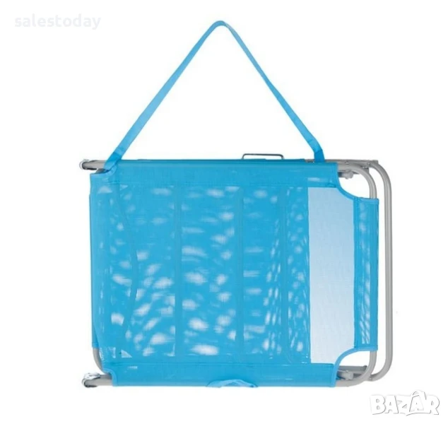 Шезлонг за градина или плаж, 188см, снимка 1