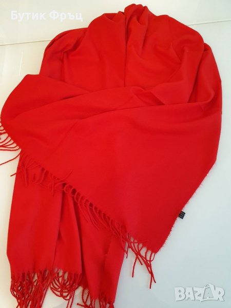 Кашмирен шал -червен, снимка 1