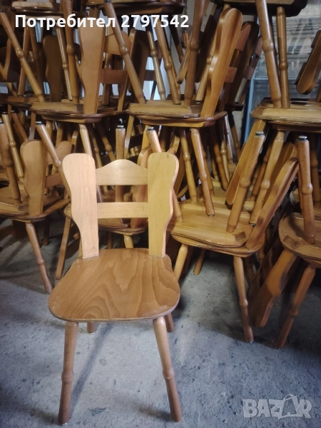 Дървени столове А141, снимка 1