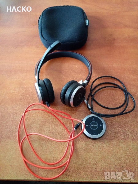 Професионални Слушалки Jabra Evolve 40 Stereo жак 3.5 мм или на USB, снимка 1