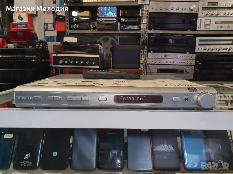 Ресийвър Philips LX600 Philips LX600 Digital Surround Receiver с оригинално дистанционно. В отлично , снимка 1