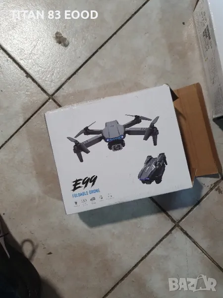 Сгъваем мини дрон E99 K3 с двойна 4K камера, снимка 1