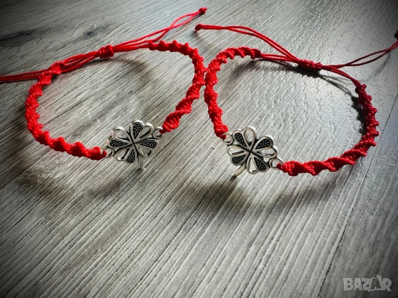 ръчно плетена гривна , снимка 1