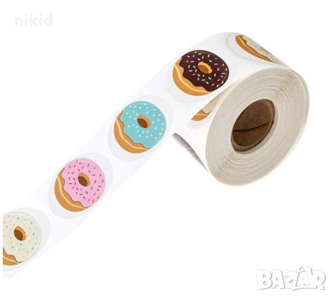 100 бр Поничка малки самозалепващи лепенки стикери за ръчна изработка за подарък, снимка 1