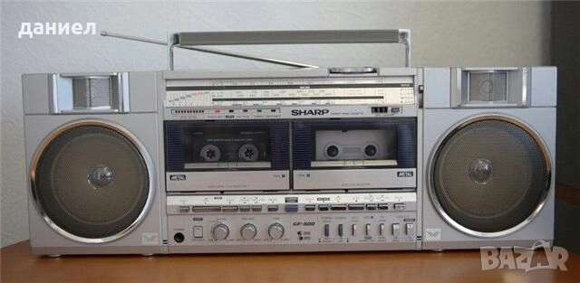 Касетофон SHARP GF500 с много добър външен вид и външен вид и отличен технически, снимка 1