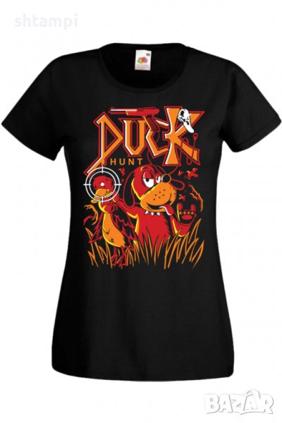 Дамска тениска Nintendo Duck Hung,Игра,Гейм,Геймър,Подарък,Изненада,Повод,Празник,Събитие,Развлечени, снимка 1