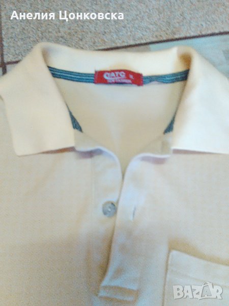 Мъжка лятна блузка с яка и джоб, снимка 1