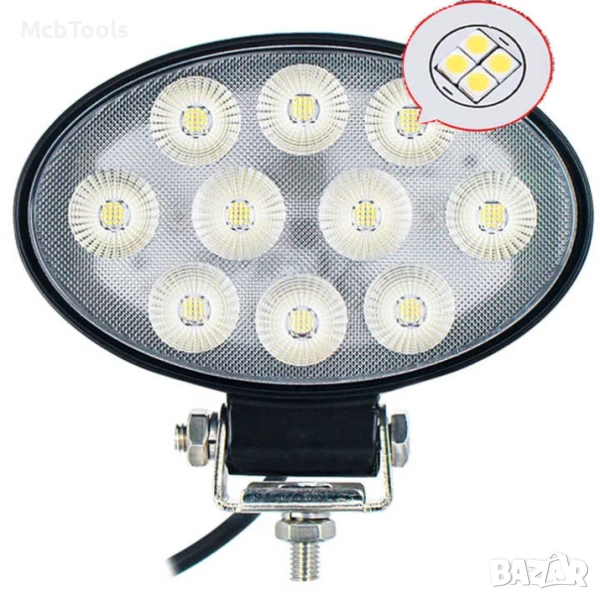 Диоден халоген LED 40W 12-60V, снимка 1
