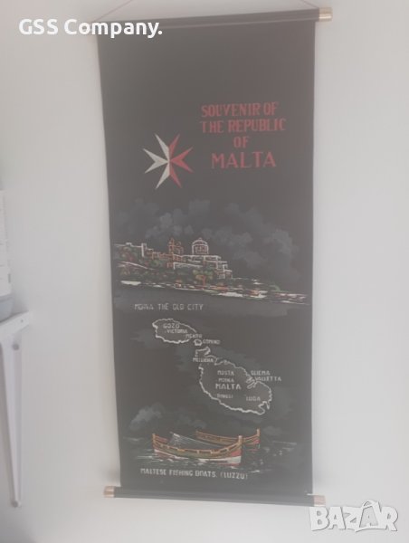 Флаг,свитък Малта, снимка 1