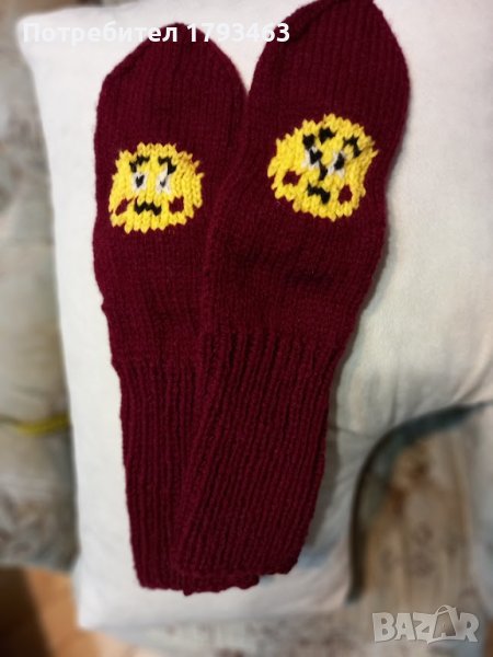 Ръчно плетени мъжки чорапи размер 42, снимка 1