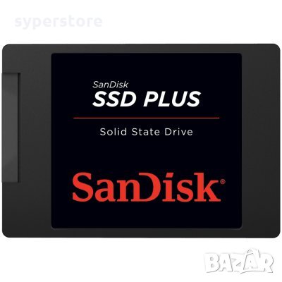 SSD хард диск SANDISK SDSSDA-240G-G26, 240GB SSD PLUS, 2.5” 7mm, SATA 6Gb/s, снимка 1