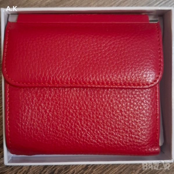 Дамско портмоне от естествена кожа , снимка 1