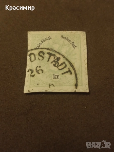 Австрия 1883 г, снимка 1