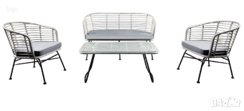 НОВ Комплект градински мебели Kring Florida, 4 броя - 24 Месеца гаранция, снимка 1