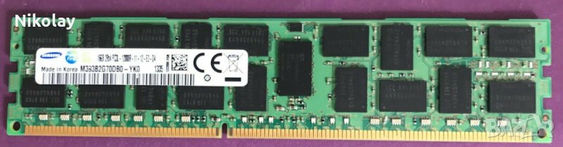 Samsung M393B2G70DB0-YK0 2Rx4 PC3L-12800R DDR3 ECC Reg Workstation/Server RAM, снимка 1
