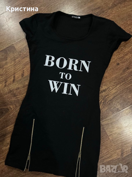 Лятна рокля с къс ръкав , снимка 1