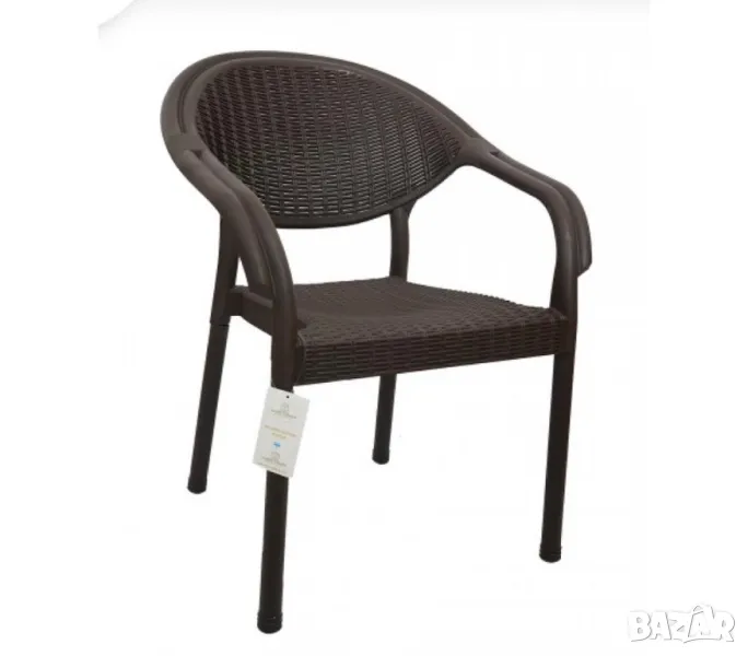 🪑 Градински стол с елегантен дизайн и висока устойчивост 🌿, снимка 1