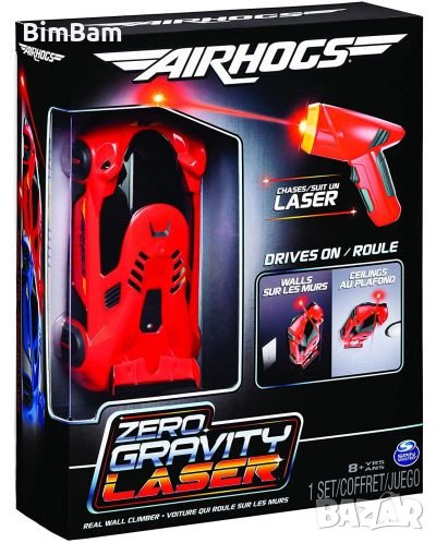 Комплект количка с лазер / Zero Gravity Laser / Airhogs, снимка 1