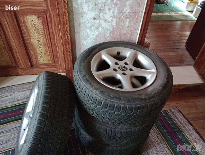 АЛУМИНИЕВИ ДЖАНТИ С ЗИМНИ ГУМИ--5/15/110, снимка 1