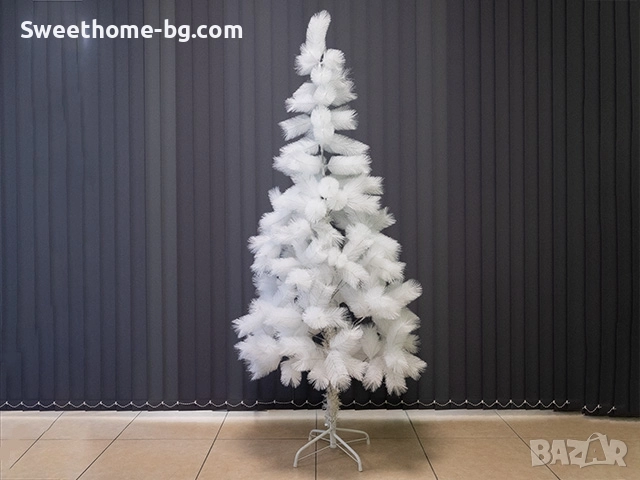 Коледна елха 150см.Бяла, снимка 1