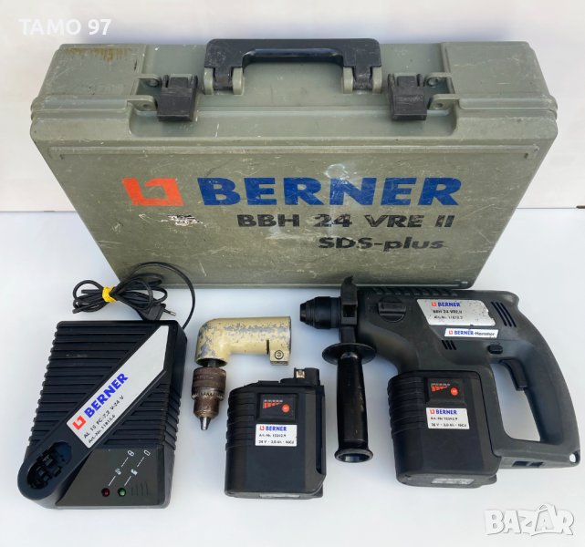 BERNER BBH 24VRE II - Акумулаторен перфоратор!, снимка 1