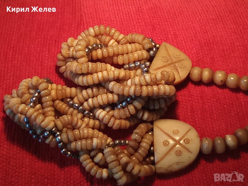 ОГЪРЛИЦА от РОГ / КАМИЛСКА КОСТ МАЙСТОРСКА РЪЧНА ЕТНО СТИЛ ИЗРАБОТКА МЪНИСТЕНА 32795, снимка 1