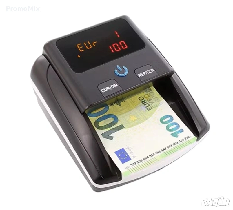  НАЛИЧНИ !!! Детектор за фалшиви банкноти Banknote Detector АТ100 Разпознаване на фалшиви пари EURO , снимка 1