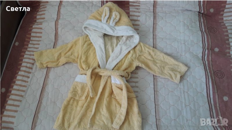 Памучен халат за дете с ръст 92-98 см., снимка 1