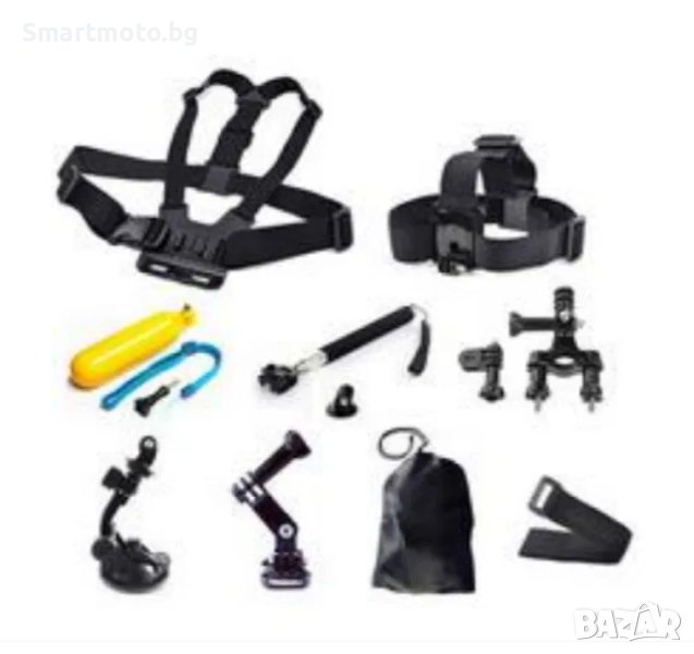 GK4 нов комплкт аксесоари за екшън камери 7 части GO PRO SJCAM,EKEN, снимка 1