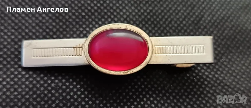 Винтидж щипка, закопчалка за вратовръзка, снимка 1