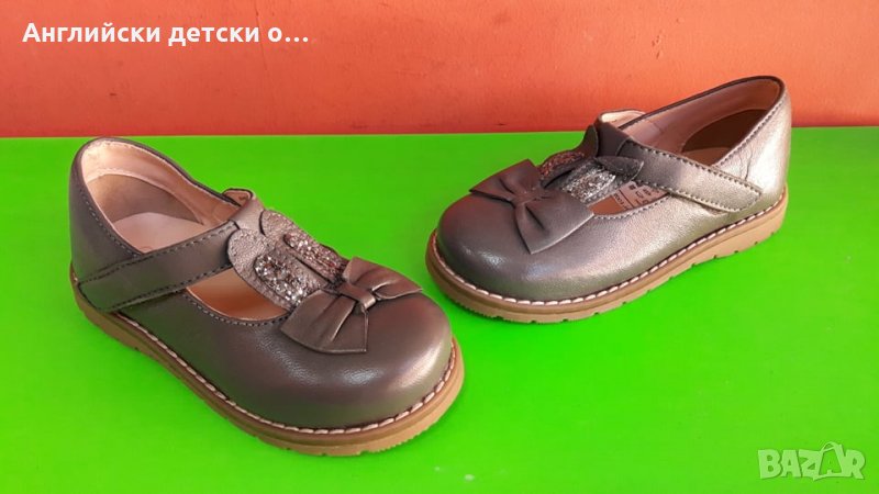 Английски детски обувки естествена кожа, снимка 1